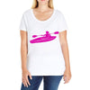 kayak chick Ladies Curvy T-Shirt
