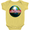 the world is always spinnin Baby Bodysuit