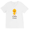 coffee chick V-Neck Tee