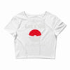 let's go to the gym Crop Top