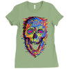 skull kid draw Ladies Fitted T-Shirt