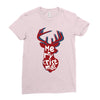 merry cristmas Ladies Fitted T-Shirt