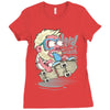 nerd attack Ladies Fitted T-Shirt