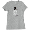 keep calm, we're all mad here Ladies Fitted T-Shirt