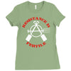resistance is fertile activist gardener Ladies Fitted T-Shirt