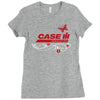 case ih farm butterfly Ladies Fitted T-Shirt