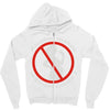 alcohol makes women fatter Zipper Hoodie