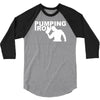 pump gym training bodybuilding workout keepfit weightlifting 3/4 Sleeve Shirt