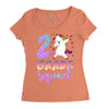 2nd grade squad Women's Triblend Scoop T-shirt