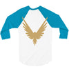 Maverick Gold Print 3/4 Sleeve Shirt