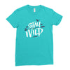 stay wild Ladies Fitted T-Shirt