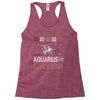 santa aquarius christmas ugly t shirts Racerback Tank
