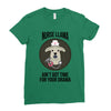 nurse lama Ladies Fitted T-Shirt