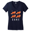 four fox sake Women's V-Neck T-Shirt