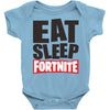EAT SLEEP FORTNITE Baby Bodysuit