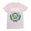 angel christmas Ladies Fitted T-Shirt