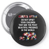 mama bear message Pin-back button