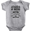 Dear Brother, Love, Your Lil Sister Baby Onesie