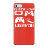 choose your weapon gamer finny retro iPhone 7 Case