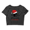 skull christmas Crop Top