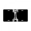 piston License Plate