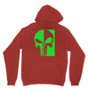 mad engine marvel brand punisher scar glow in the dark Unisex Hoodie