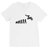 evolution of a biker dirt bike mx motocross t shirt men V-Neck Tee