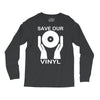 save our vinyl dj club Long Sleeve Shirts