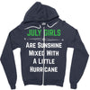 July Girls Zipper Hoodie