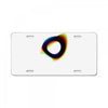 orbital wonky style License Plate