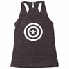 capitan america sticker vinyl decal Racerback Tank