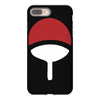 uchiha clan symbol crest   anime itachi sasuke naruto cosplay gift tee iPhone 8 Plus Case