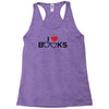 i love books Racerback Tank