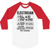 Electrician 3/4 Sleeve Shirt