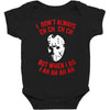 i don't always ch ch ch Baby Bodysuit