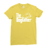 the dogfather   boxer Ladies Fitted T-Shirt