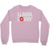 llama lovin' lover Crewneck Sweatshirt