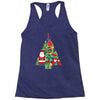 christmas tree made of bells stocking santa Racerback Tank