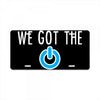 we got the power 3 License Plate