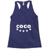 loco coco skul Racerback Tank