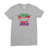 straight outta arkham Ladies Fitted T-Shirt