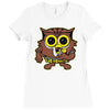 mr. owl Ladies Fitted T-Shirt