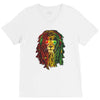 rasta lion V-Neck Tee