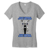 funny , fourtwo wheels, ideal gift, birthday present Women's V-Neck T-Shirt