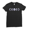 Moon Phases Ladies Fitted T-Shirt