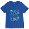 blue vectorfunk V-Neck Tee
