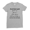 And God Said... Cool Tshirts Ladies Fitted T-Shirt