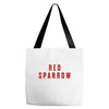Red Sparrow Tote Bags