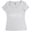 disagree with me Women's Triblend Scoop T-shirt