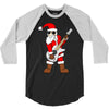 rock star santa claus father christmas 3/4 Sleeve Shirt
